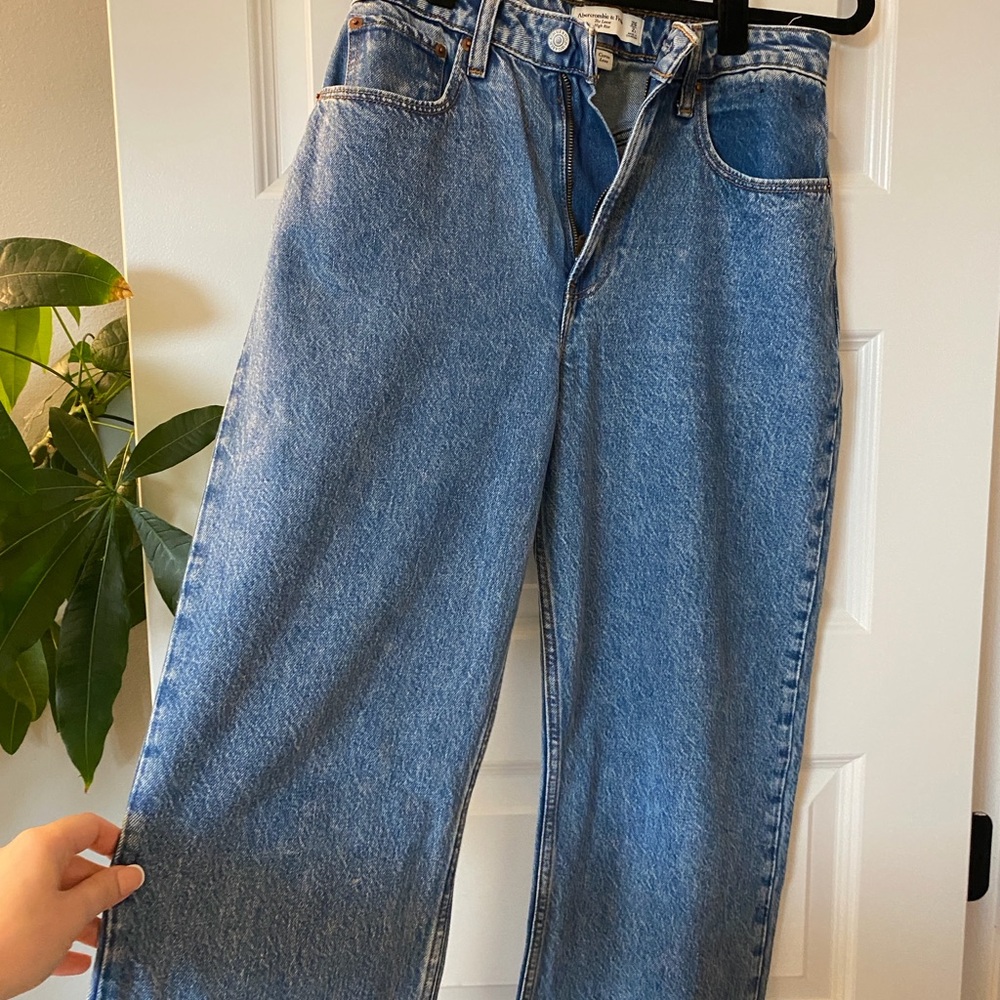 Abercrombie & Fitch High Rise Blue Jeans
